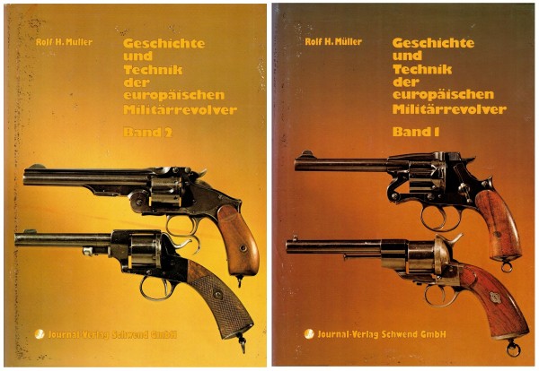 Geschichte und Technik der europäischen Militärrevolver. Band 1 und 2.