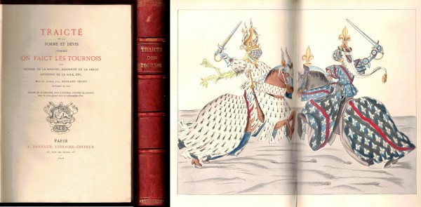 Traicté de la Forme et Devis Comme on Faict les Tournois - Original Paris 1878