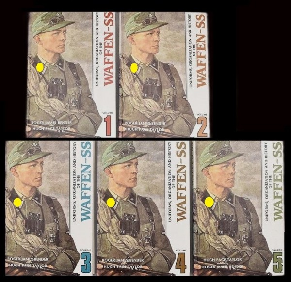 Uniforms, Organization and History of the Waffen-SS. Volume 1-2-3-4-5 komplett alle 5 Bände