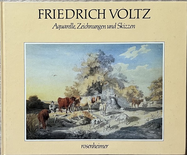 Friedrich Voltz, Aquarelle, Zeichnungen und Skizzen