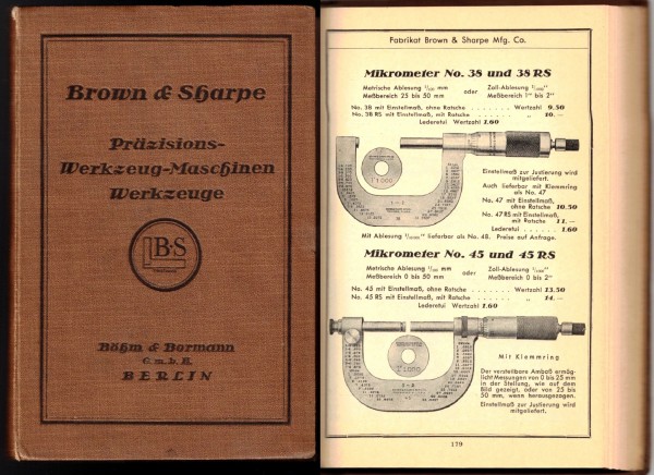 Brown & Sharpe Präzisions-Werkzeug-Maschinen Werkzeuge