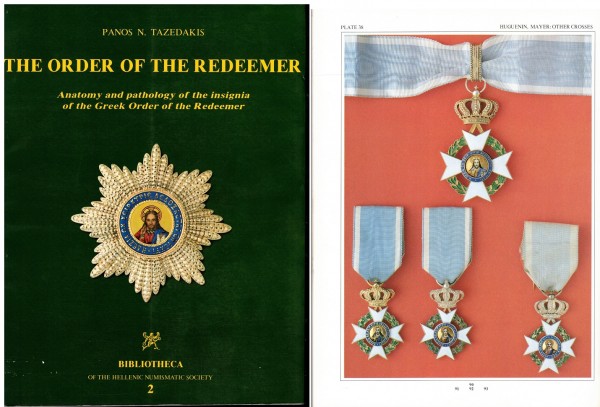 The Order of the REDEEMER. Anatomy and PATHOLOGY of THE INSIGNIA of the GREEK ORDER of the REDEEMER