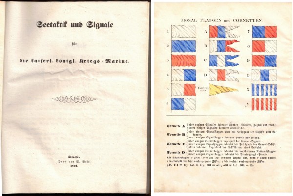Seetaktik und Signale für die kaiserlich königliche Kriegs-Marine 1852