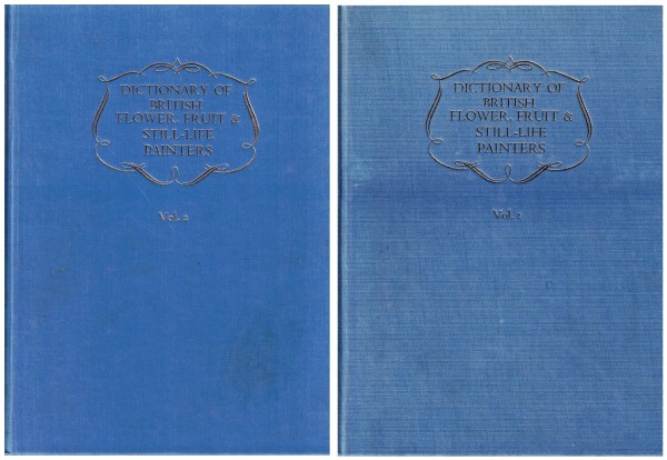 A Dictionary of British Flower, Fruit, and Still Life Painters - beide Bände 1 und 2