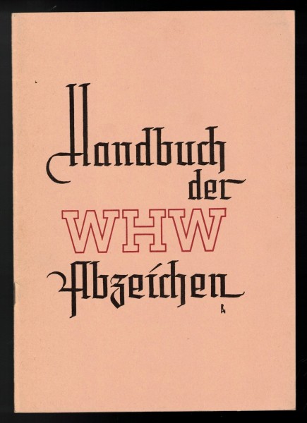 Handbuch der WHW Abzeichen