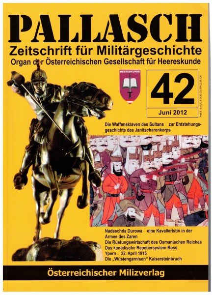 Pallasch Zeitschrift für Militärgeschichte Heft 42 2012