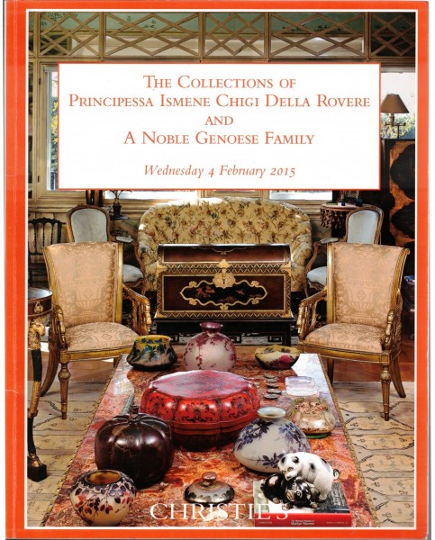 Katalog Auktion Christie's The Collections of Principessa Ismene Chigi Della Rovere 2015
