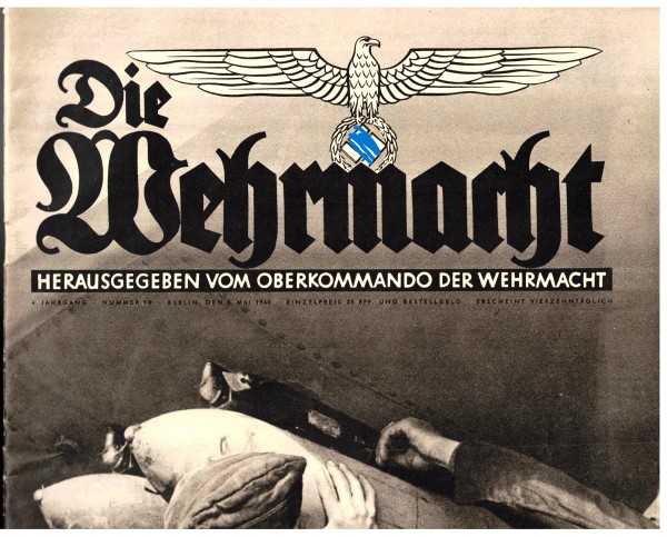 Die Wehrmacht. Zeitschrift 4.Jahrgang Nr. 10 1940