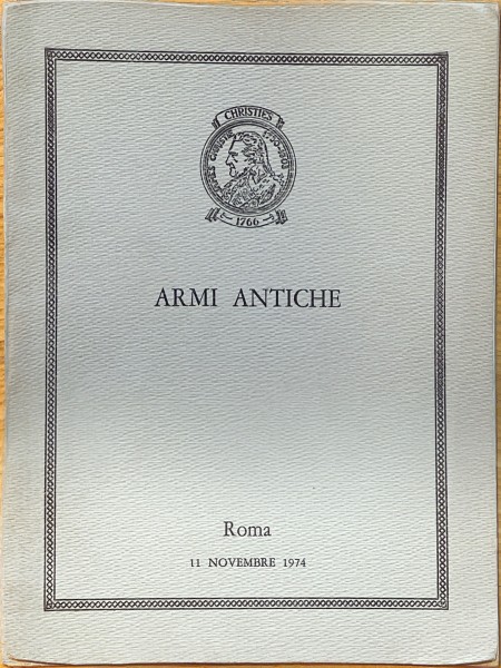 Armi Antiche Roma 1974 Christie`s