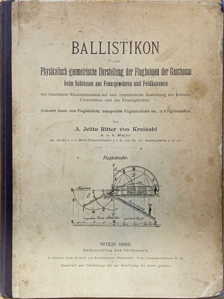 Ballistikon oder Physikalisch-geometrische Darstellung der Flugbahnen der Geschosse beim Schiessen