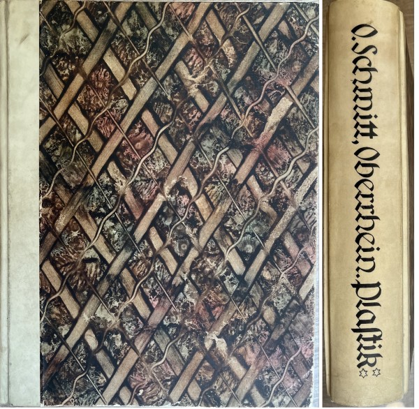 Oberrheinische Plastik im ausgehenden Mittelalter - Ausgabe in Halbpergament von Otto Schmitt.