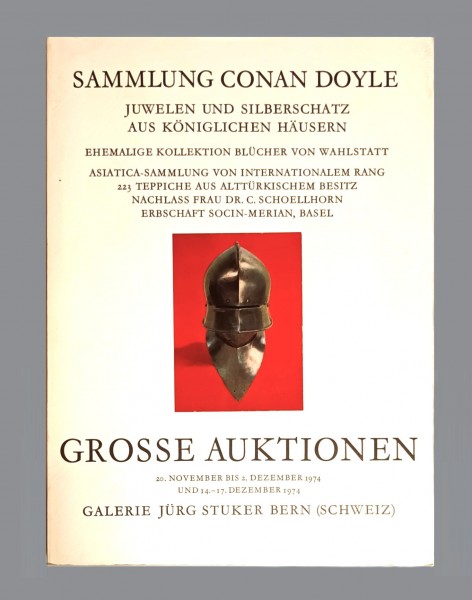 Sammlung Conan Doyle Auktionskatalog Galerie Stuker Bern 1974