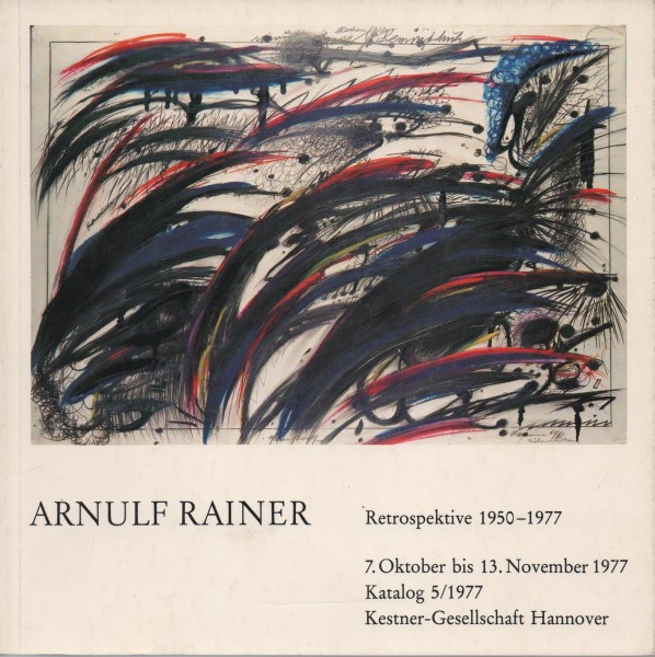 Arnulf Rainer, Retrospektive 1950-1977, Katalog 5/1977