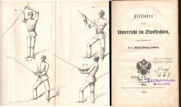 Leitfaden für den Unterricht im Stockfechten - zum Gebrauche der k.k. Militär-Bildungs-Anstalten