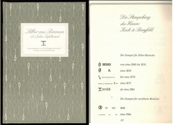 Silber aus Bremen - 150 Jahre Tafelbesteck von Koch & Bergfeld zu Bremen