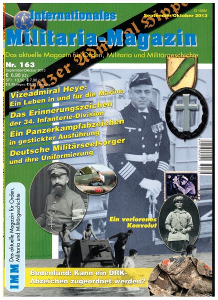 Internationales Militaria Magazin Ausgabe 163 September/Oktober 2013