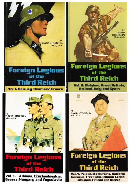 Foreign Legions of the Third Reich. Volume 1-2-3-4. 
