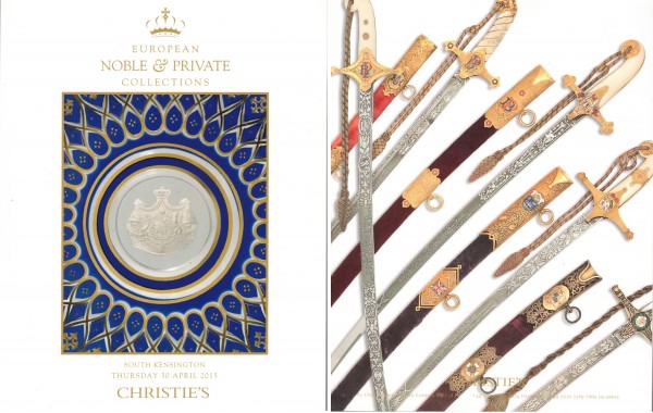 Katalog Auktion Christie's European Noble & Private Collections Sotuh Kensington 2015