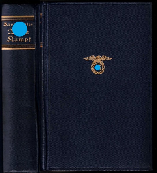 Mein Kampf - Adolf Hitler. Blaue Ausgabe von 1933
