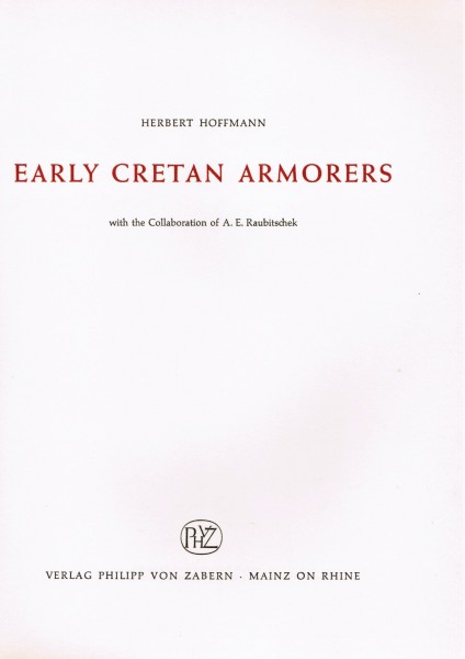 Early Cretan Armorers