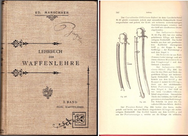 Lehrbuch der Waffenlehre. Band 1 und 2. 1899