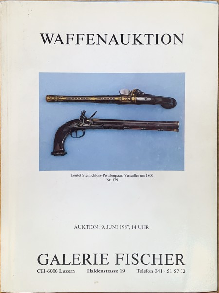 Waffenauktion Galerie Fischer, Auktion 09. Juni 1987