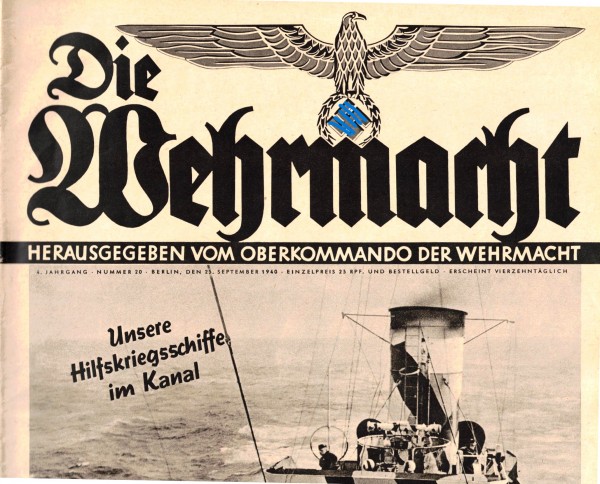 Die Wehrmacht. Zeitschrift 4.Jahrgang Nr. 20 1940