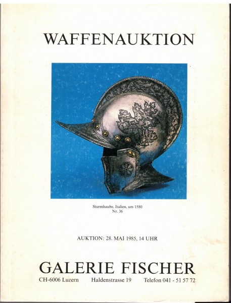 Waffenauktion Katalog Galerie Fischer 1985