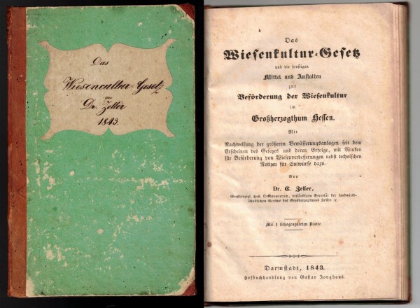 Das Wiesenkultur-Gesetz für die sonstigen Mittel und Anstalten GHzt Hessen 1843