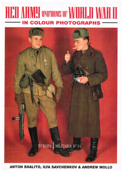 Red army uniforms of World War II.