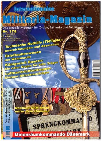 Internationales Militaria Magazin Ausgabe 178 Juli/August 2016