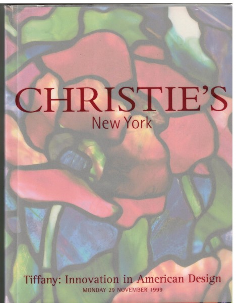 Christie's New York Tiffany: Innovation in American Design 1999 Katalog Auktion