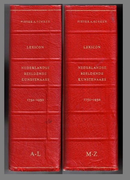 Lexicon Nederlandse Beeldende Kunstenaars 1750-1950. 1. Band: A-L. 2. Band: M-Z. Zwei Bände komplet