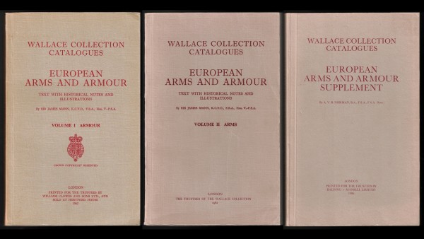 Wallace Collection Catalogues. European Arms & Armour. Volume I and II and III. 1962-1986. 3 Bände