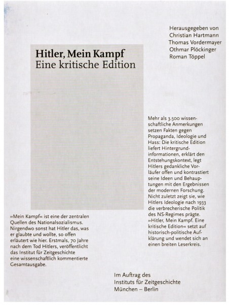 Hitler Mein Kampf. Eine kritische Edition. Band I und Band II