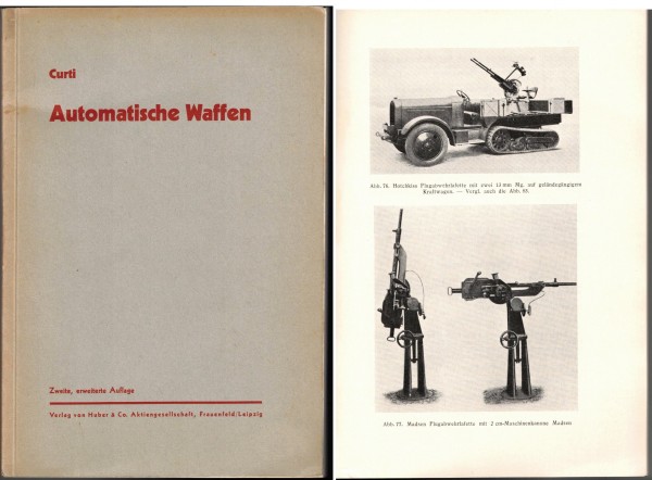 Automatische Waffen. P. Curti 1936