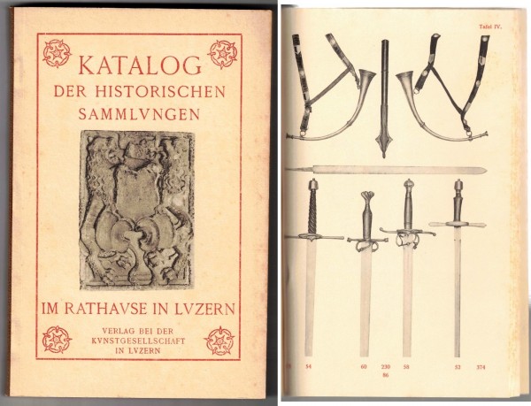 Katalog der Historischen Sammlungen im Rathause in Luzern